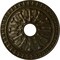 Ekena Millwork Warsaw Ceiling Medallion (Fits Canopies up to 3 1/2"), 18"OD x 3 1/2"ID x 1 3/8"P, Green Gold CM18WAGGS - alternate 1